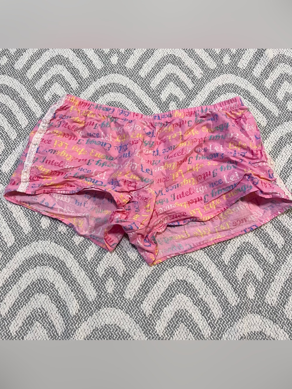 L.E.I. Pink Sleep Shorts Medium